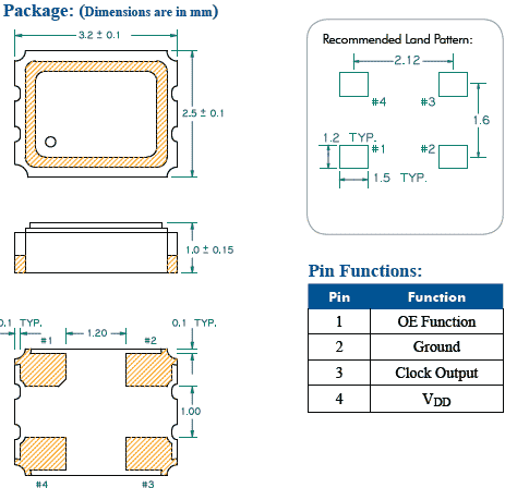 KKQ-1.8V 3.2_2.5 CMOS