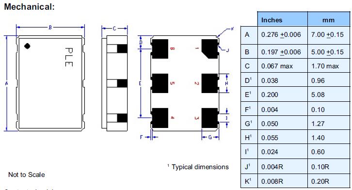 pe77fg 2.5v 7050 PECL
