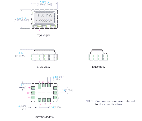 RFPT200 7050 TCXO RFPT200 7050 TCXO