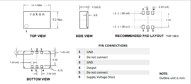 RHT1490J 14.4-9.2 TCXO RHT1490J 14.4-9.2 TCXO