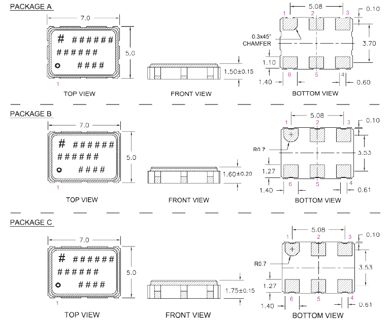 RVX7050M 7050 VCXO RVX7050M 7050 VCXO