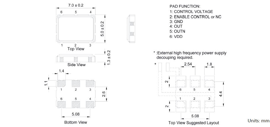 TXC_BK_7_5 LVPECL VCXO