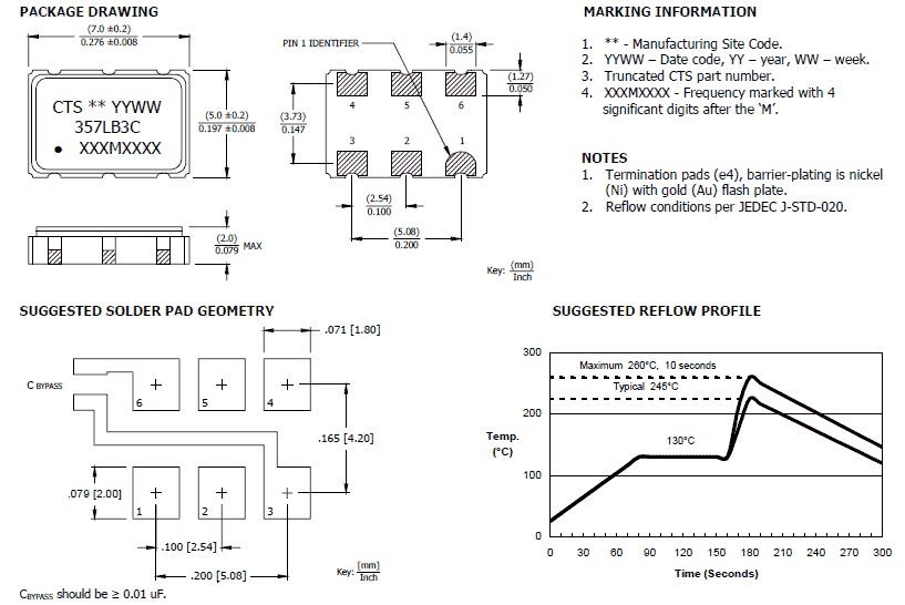 357 7050 VCXO 357 7050 VCXO