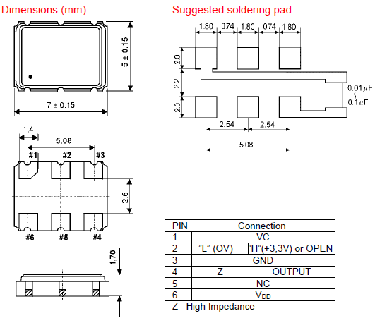 GEYER晶振,压控晶振,KXO-75R晶振,有源石英晶振