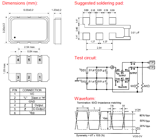 GEYER晶振,压控晶振,KXO-V62晶振,VCXO有源晶振