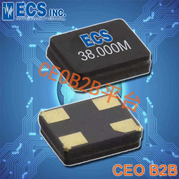 ECS-163.8-12-33Q-JES-TR,3225贴片晶振,ECX-33Q车载晶振