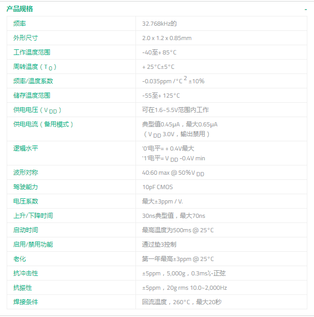 Golledge石英晶振,英国32.768K有源晶振