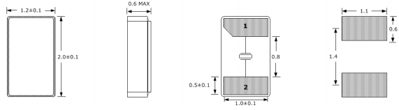 SUNTSU晶振集团2012mm小型系列32.768K晶振详解
