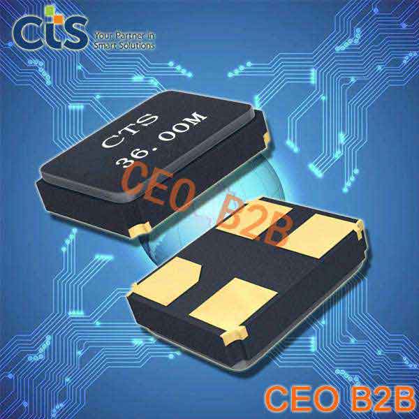 CTS晶振,黑面陶瓷无源晶振,HG534晶振 CTS晶振,黑面陶瓷无源晶振,HG534晶振