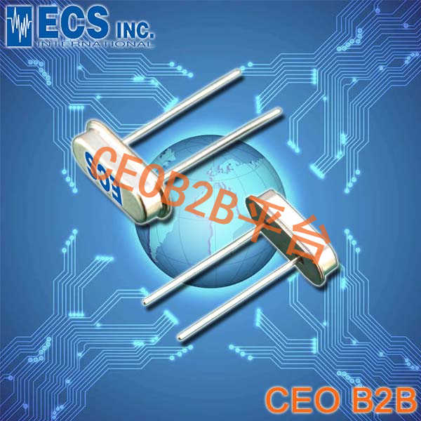 ECS晶振,石英晶振,HC-49USX-4X晶振 ECS晶振,石英晶振,HC-49USX-4X晶振