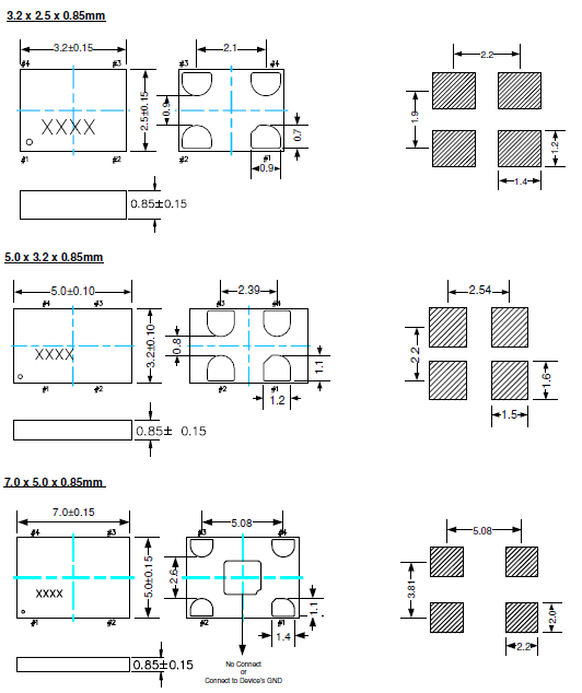 SiT8002AA-3225 5032 7050 OSC