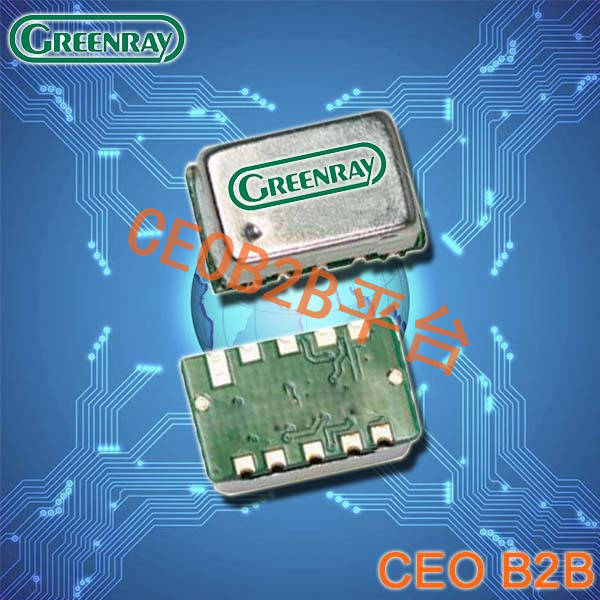 Greenray晶振,六脚贴片晶振,T1215晶振