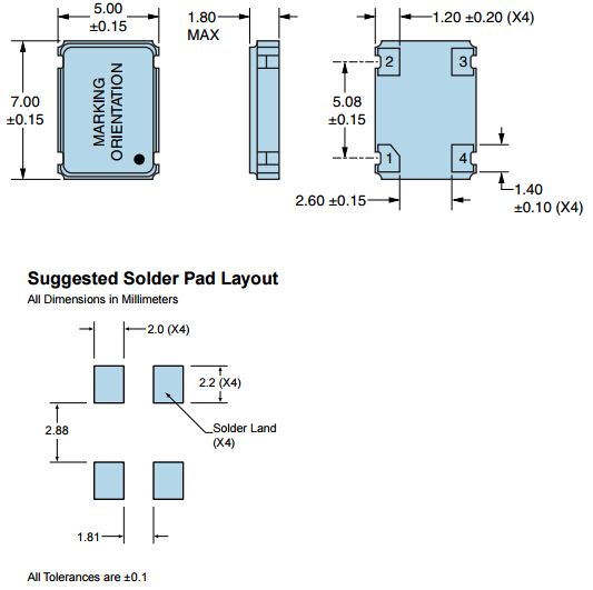 EC2600TS-100.000M TR 7050 XO