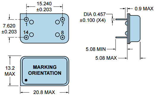 EHF1125ETTTS-20.000M 20.8_13.2 XO