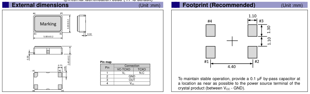 有源贴片晶振,温补型石英晶振,TG5032SCN晶振