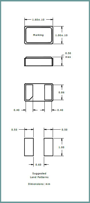 ILSI晶振,贴片晶振,IL3W晶振,1610mm晶振
