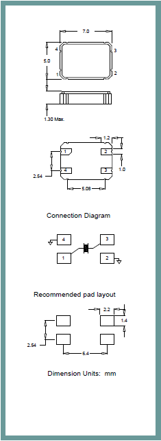 ILSI晶振,贴片晶振,ILCX04晶振,低消耗贴片晶振