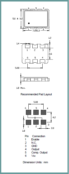 ILSI晶振,有源晶振,ISM99晶振,贴片石英晶振