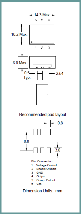 ILSI晶振,压控晶振,I616晶振,贴片式压控振荡器