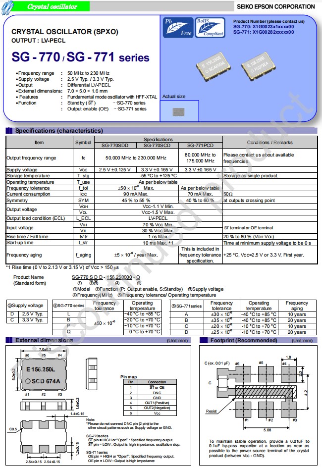SG-770SDD,SG-770SCD,SG-771PCD